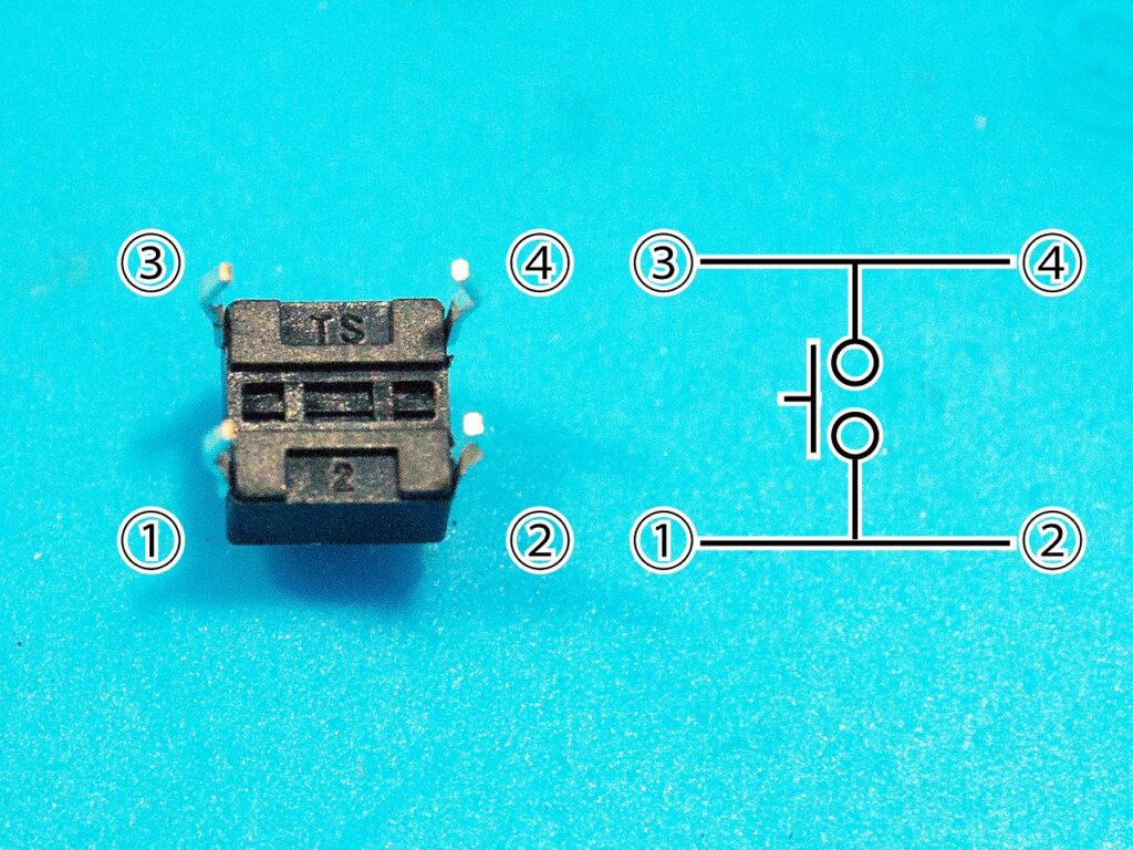 タクトスイッチの回路